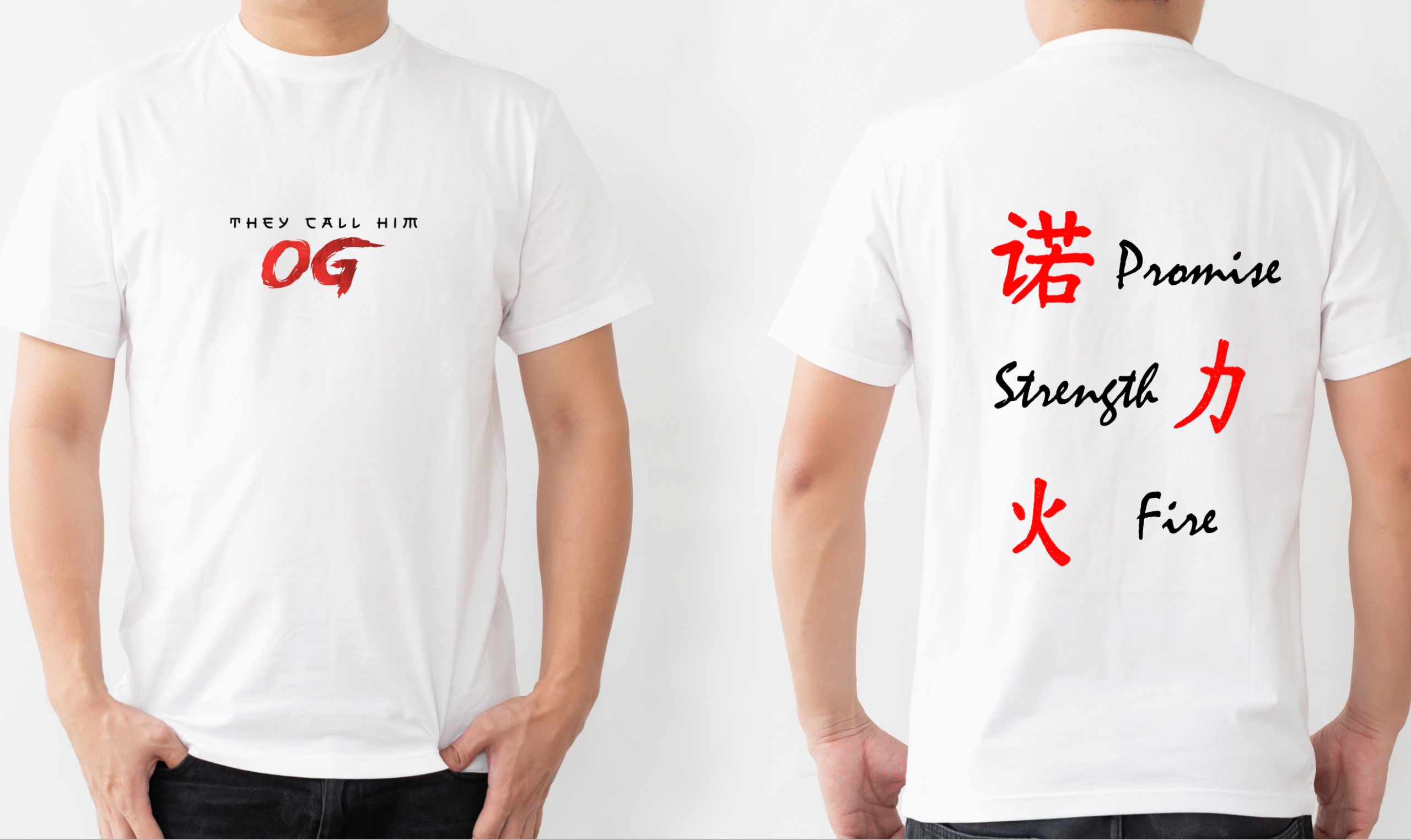 black printed coffee mug